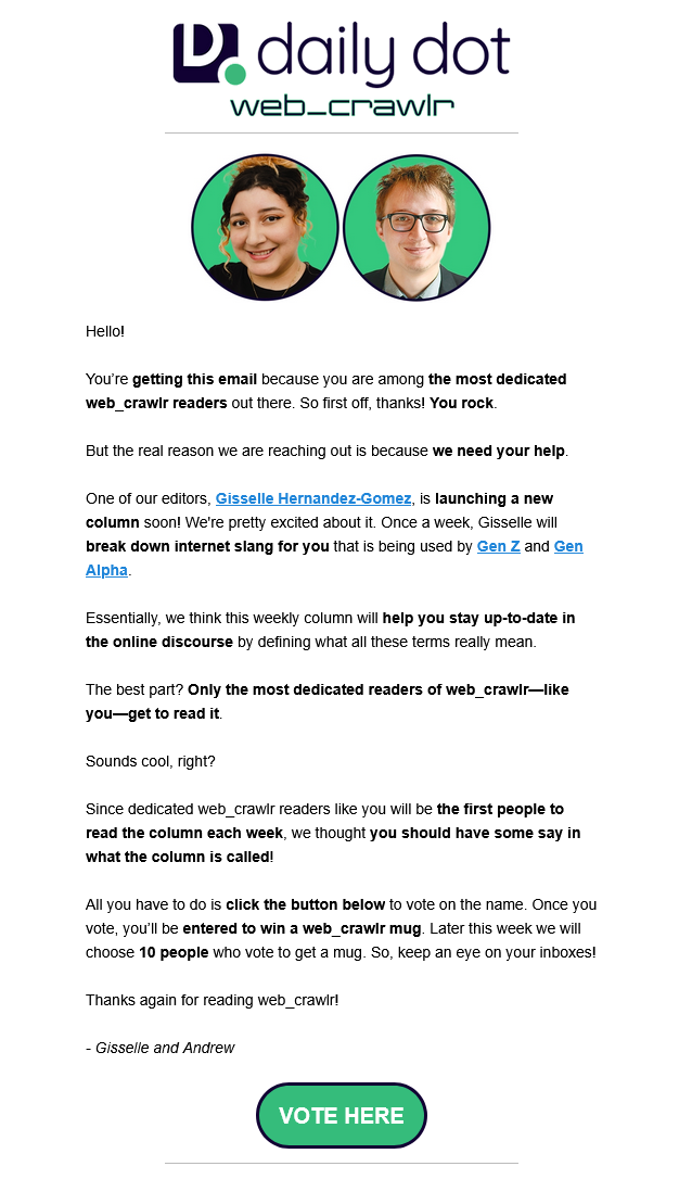 Newsletter Examples – Andrew Wyrich